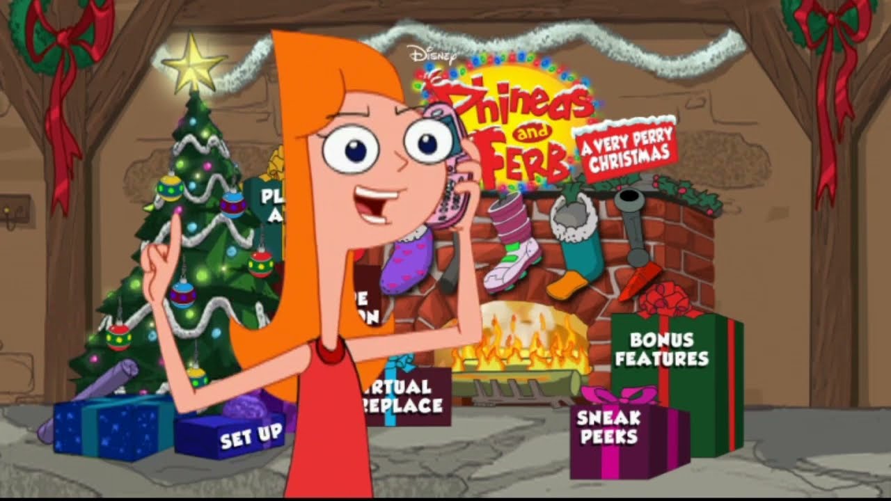 (Gameplay - 3152) Phineas and Ferb: A Very Perry Christmas (DVD Menu - 494)