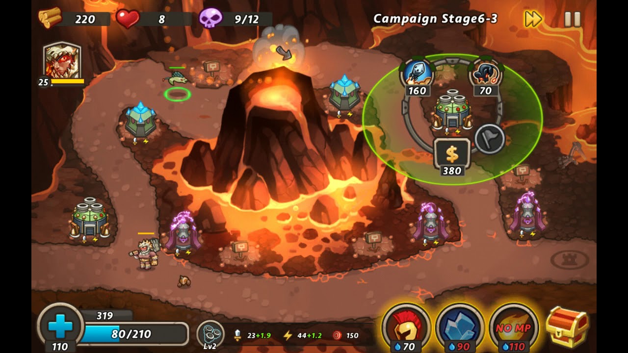 Castle Defense 2•[Level 6-3] |#19|☆3 Stars☆[HD]•Volcano Conflict