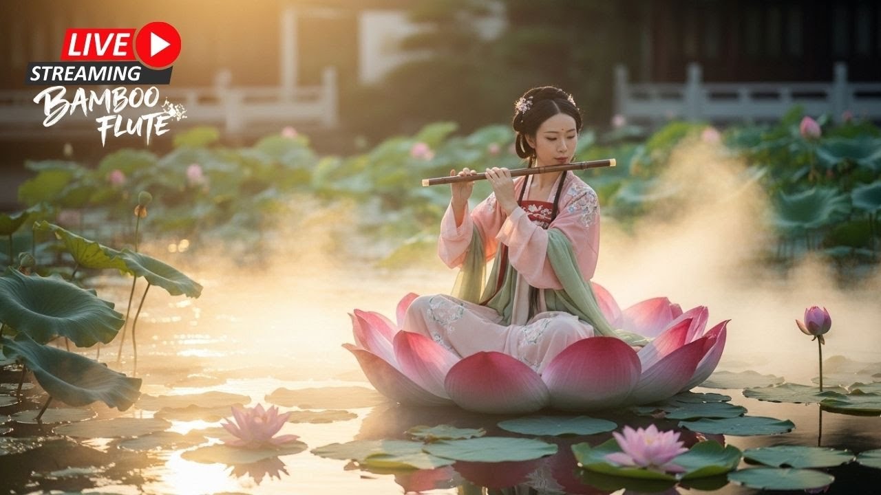 The Soul of Bamboo Flute LIVE 🎋 Traditional Instrumental for Inner Peace 竹笛之魂直播｜内心平静音乐