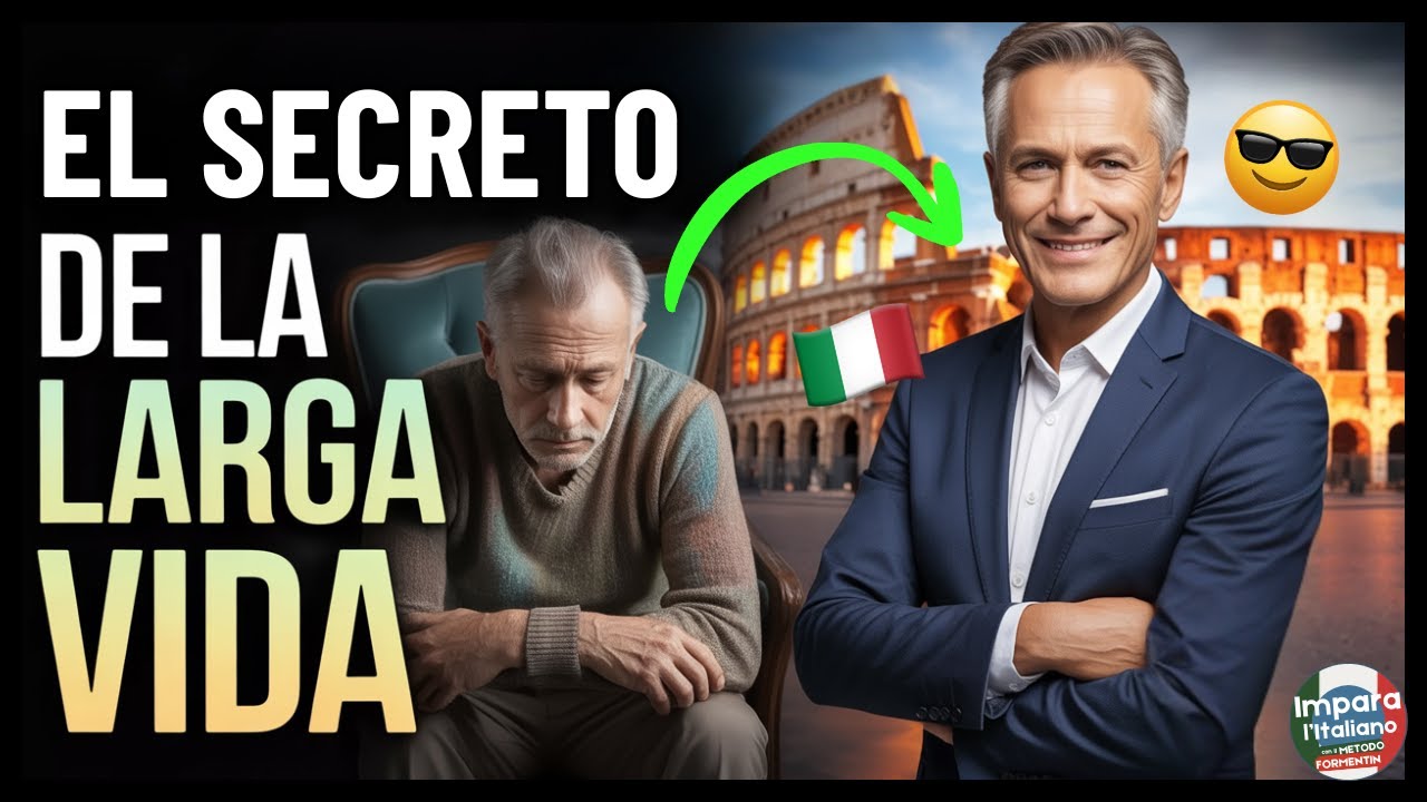 🕰️ “¡Los italianos viven MÁS! | 7 frases secretas sobre la longevidad en italiano”