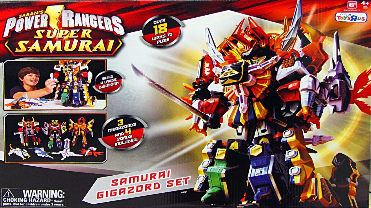 Power Rangers Samurai DX Gigazord Box Set & Toy Talk w Bruno (July 2012)