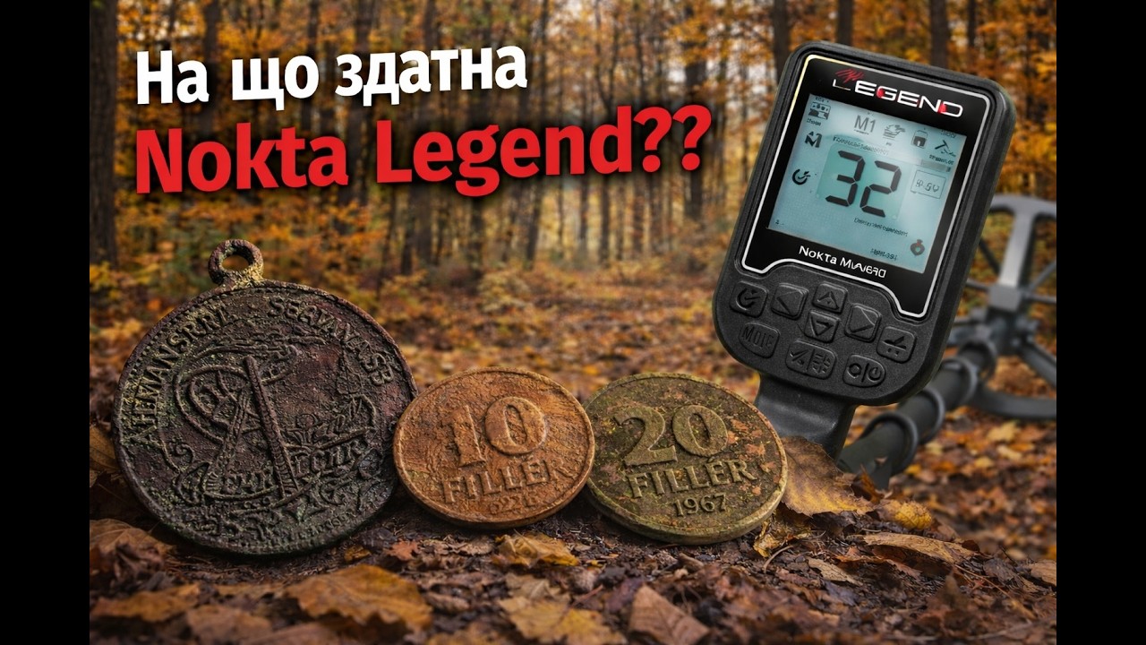 ПЕРШИЙ КОП на Nokta Legend – І ОДРАЗУ МЕДАЛЬЙОН!