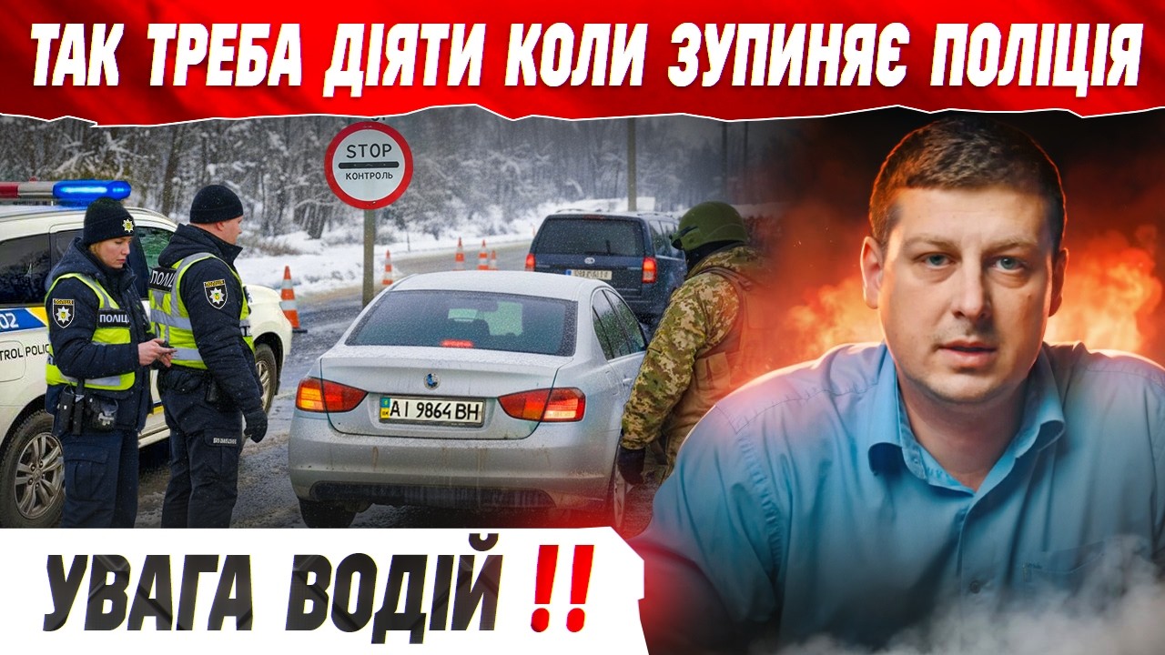 УВАГА ВОДІЙ ❗ ПОЛІЦІЯ ЗУПИНИЛИ за СВІТЛО ФАР ОДНАК ШВИДКО ЗЛИЛИСЬ