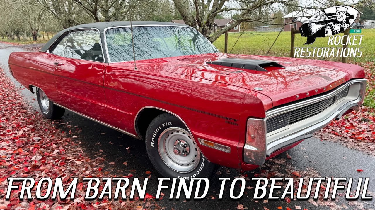 Огнедышащая ярость! Plymouth Sport Fury GT Six Barrel 1970 года оживает после 44 лет простоя в са...