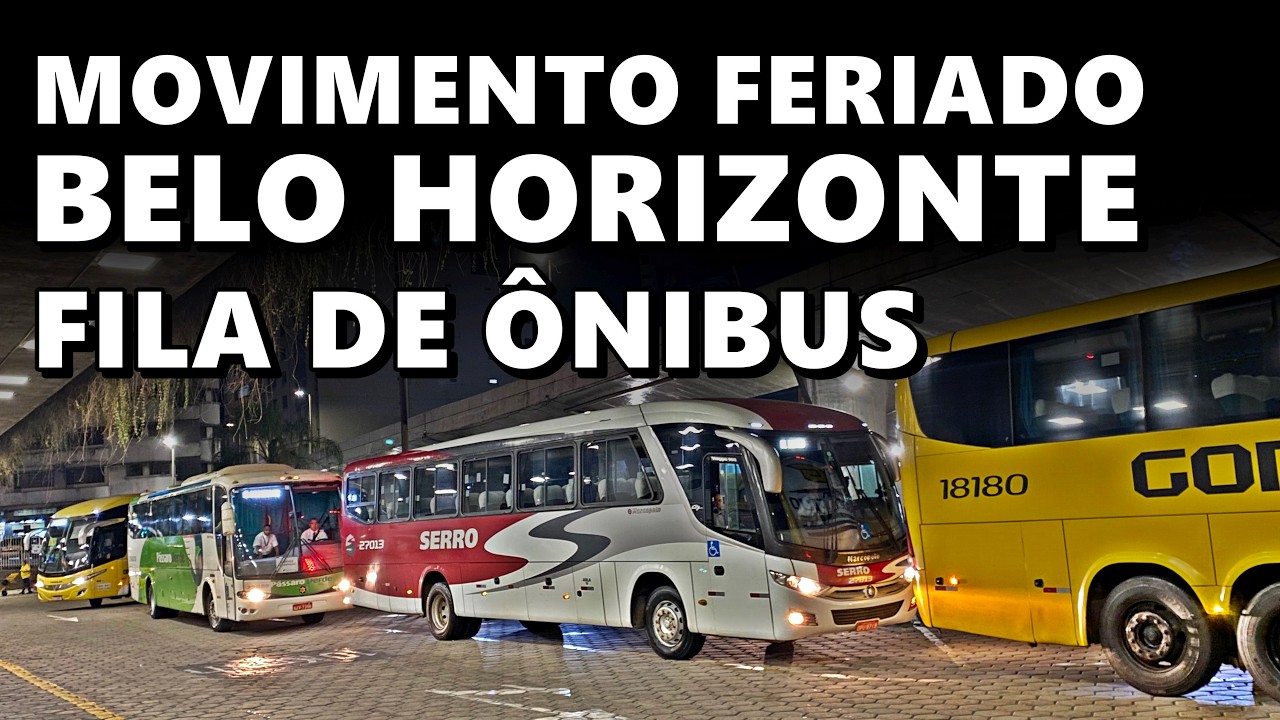 Movimento SAÍDA de FERIADO! 15 de Novembro! Rodoviária de BELO HORIZONTE #2