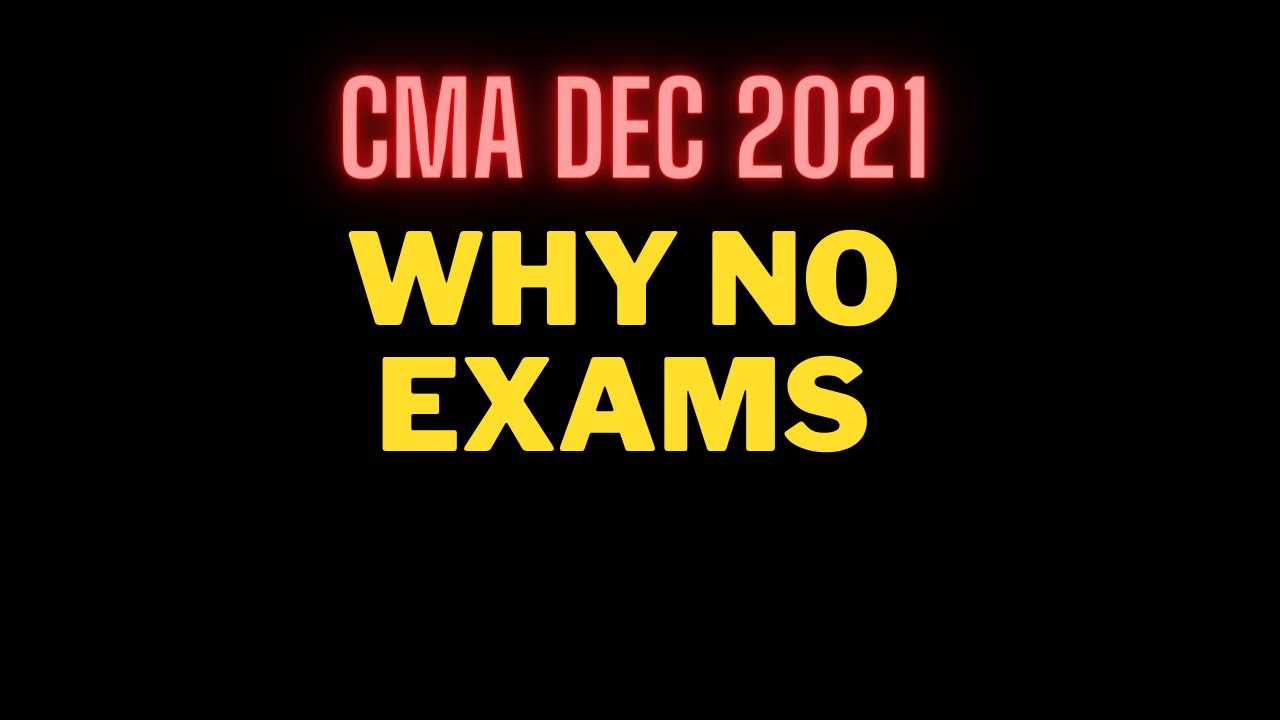 Dear ICMAI I CMA OCT 2021 EXAMS I Mismanagement