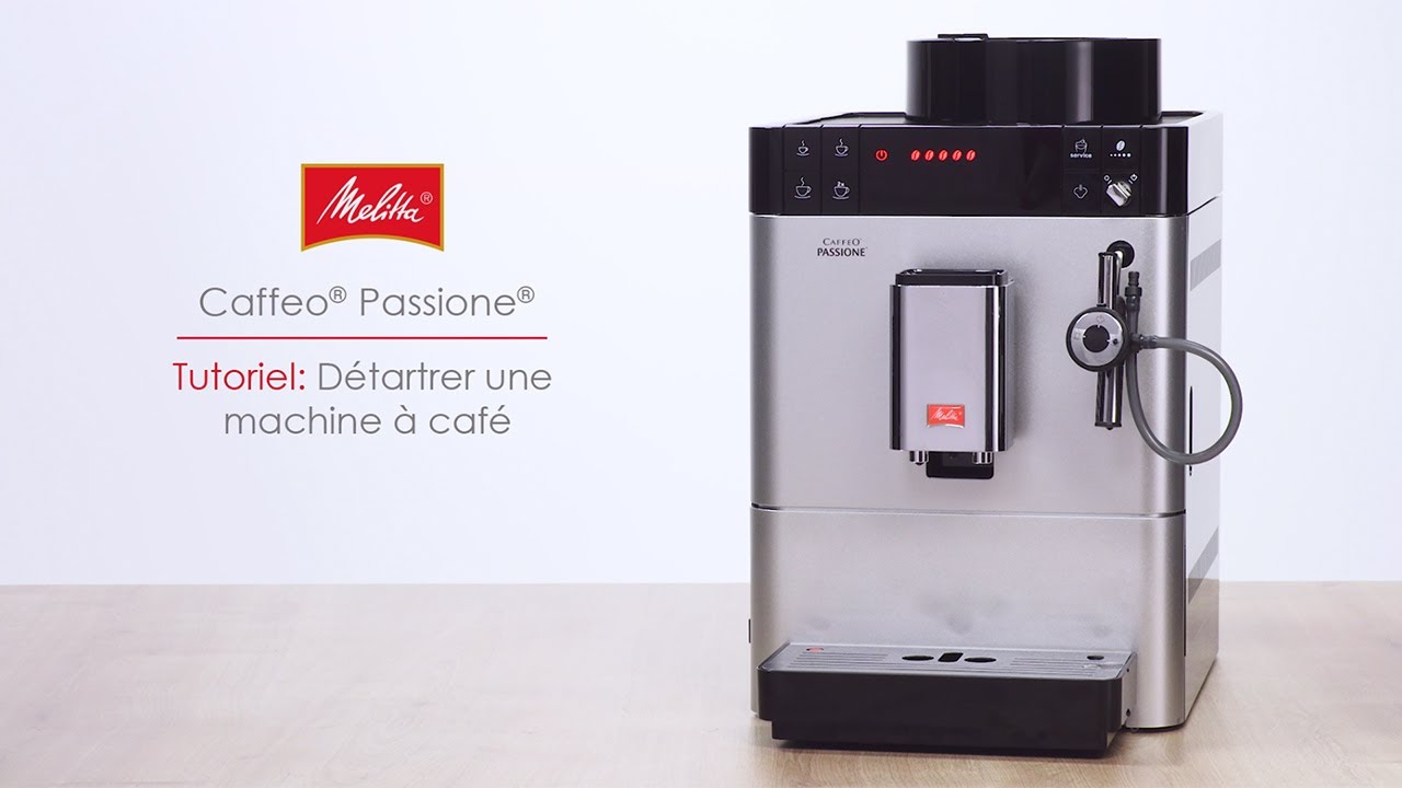 Caffeo® Passione® - Tutoriel: Détatrer une machine à café