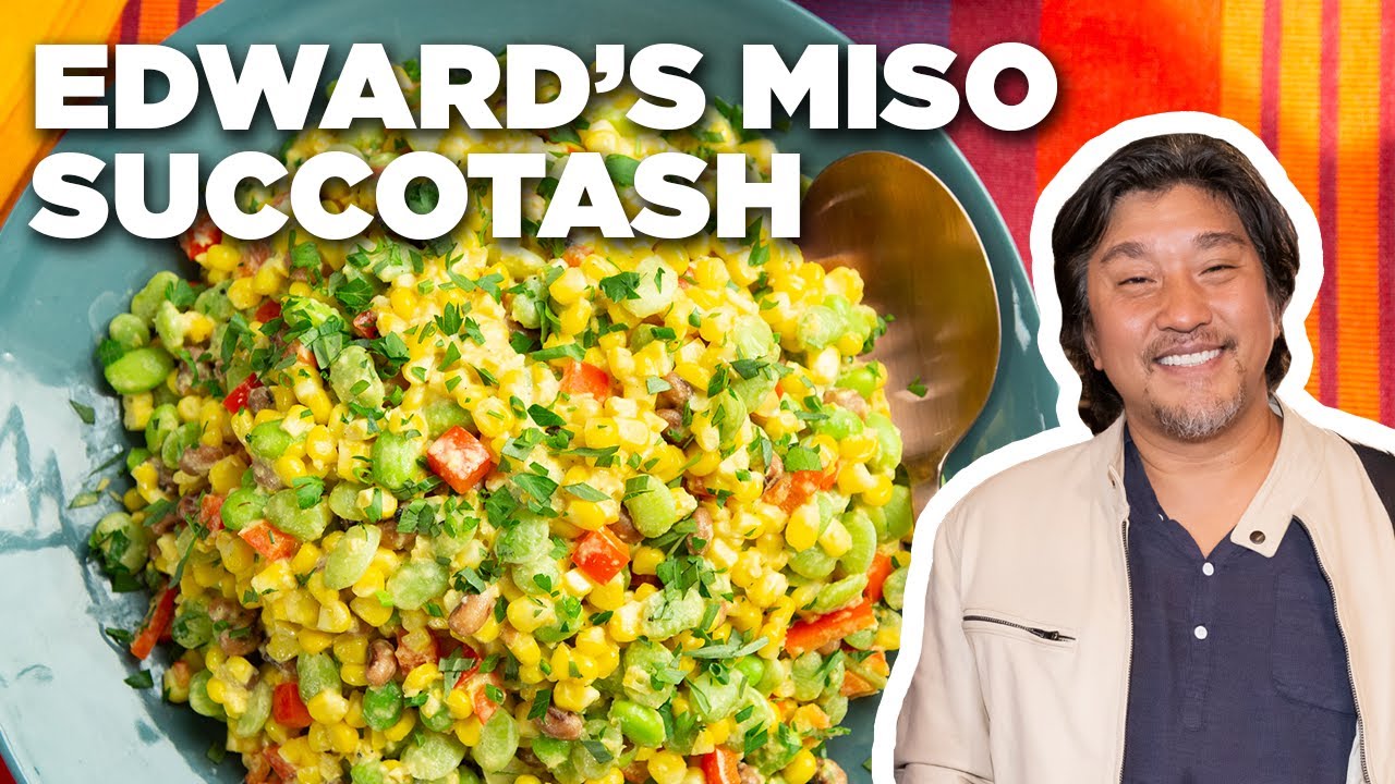 Edward Lee's Korean-Style Succotash | The Kitchen | Food Network