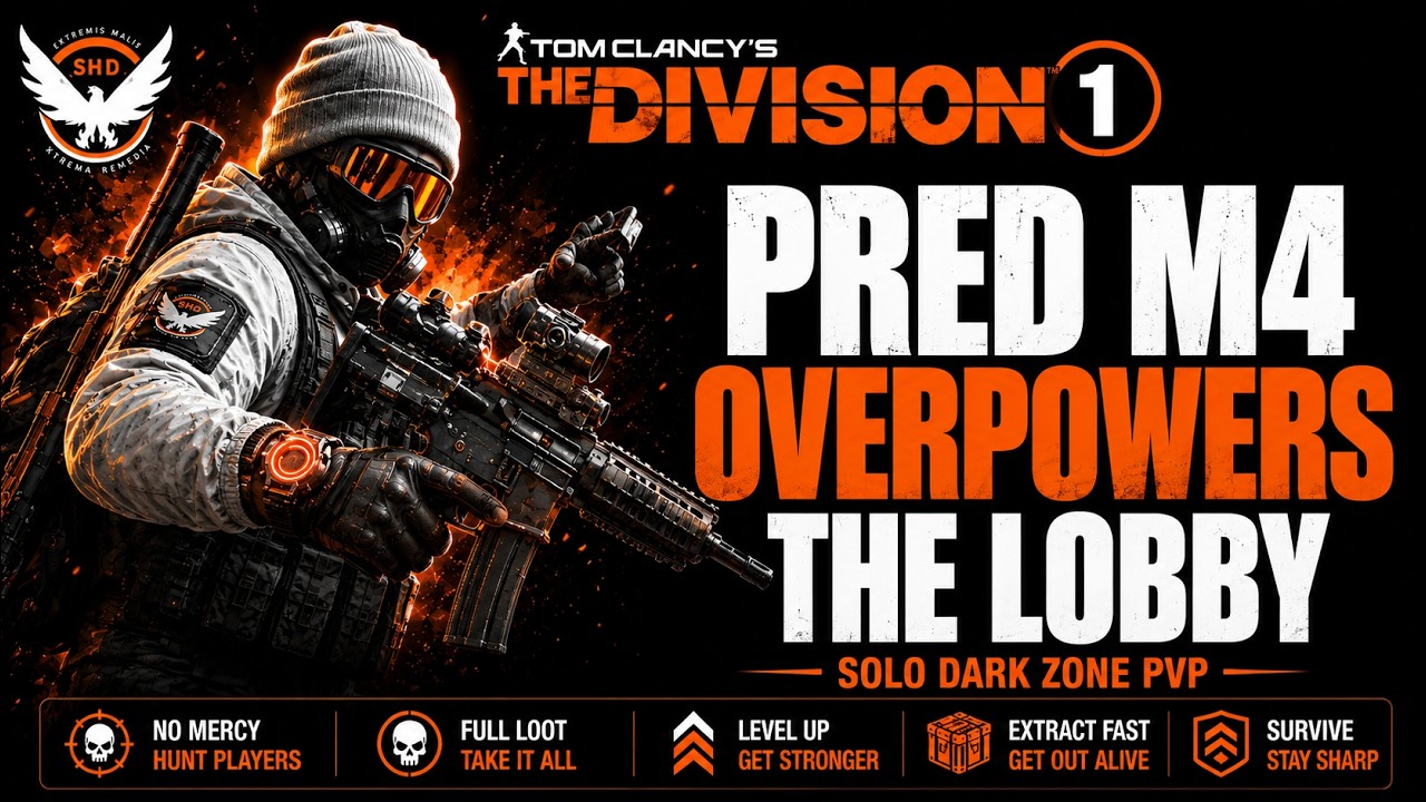 Predator's Mark M4 Melts The Entire Server - The Division 1 Dark Zone PVP | 2025 PC, XBOX, PS5