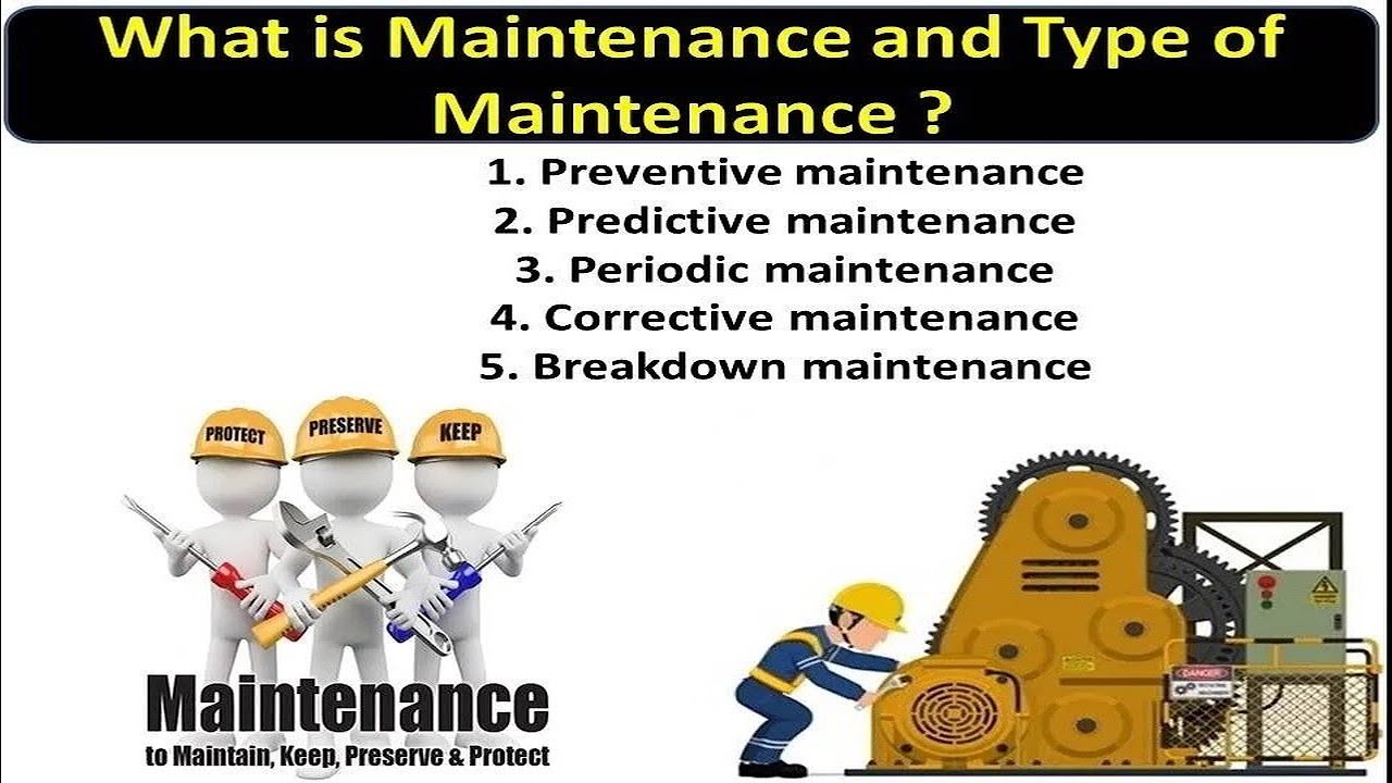 WHAT IS MAINTENANCE ? | TYPE OF MAINTENANCE IN HINDI | मेंटेनेंस क्या है और मेंटेनेंस के प्रकार