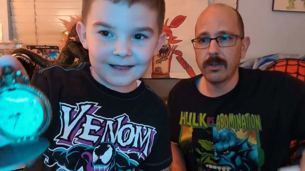 DMan & Parker show off their random Whatnot Giveaway items won - Rough Draft of Randomness Podcast 