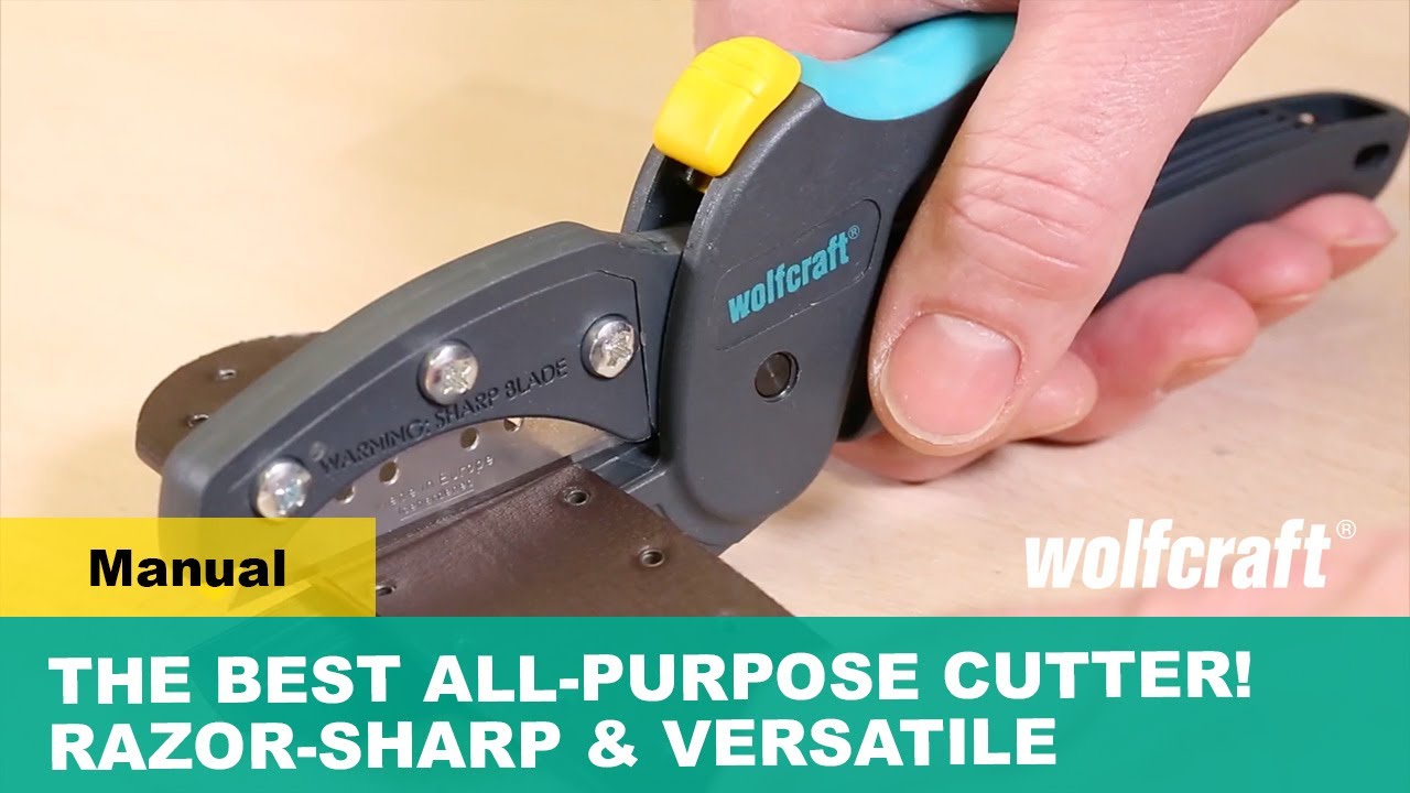 The Best All-Purpose Cutter! Razor-Sharp & Versatile - wolfcraft 4197000 megaCut S