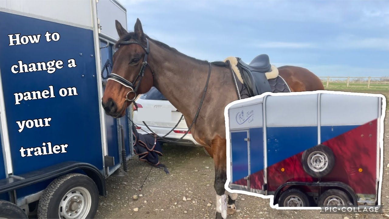 How to replace a panel on your trailer