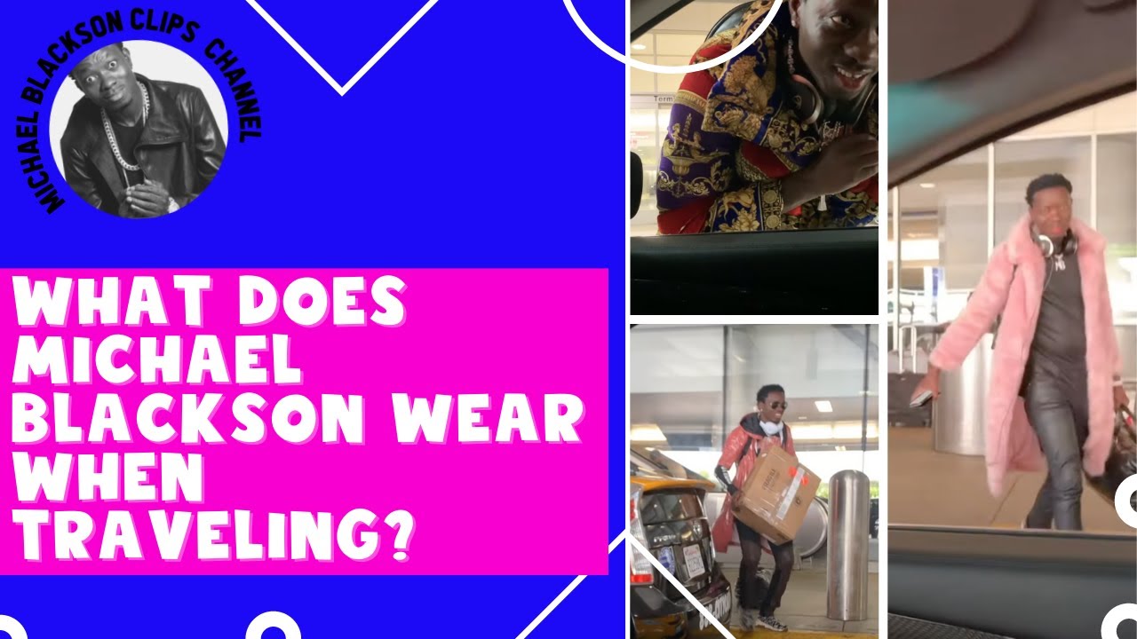 Michael Blackson's RIDICULOUS Airport Fashion
