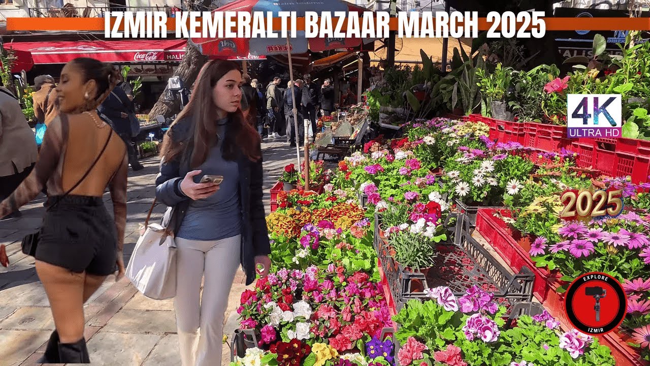 IZMIR KEMERALTI 2025 Walking Tour | 4k UHD 60fps | İZMİR TÜRKİYE