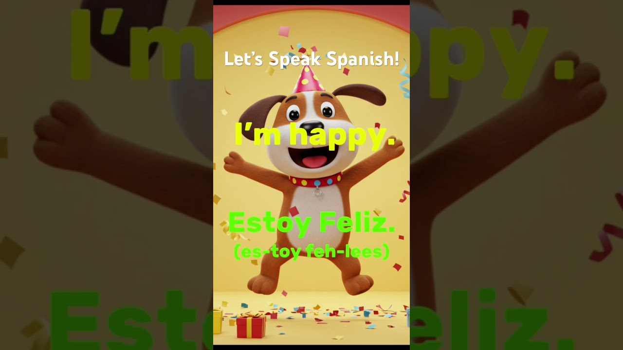I&rsquo;m happy #SpeakSpanish #spanishexpressions  #spanishlearning  #SpanishForBeginners