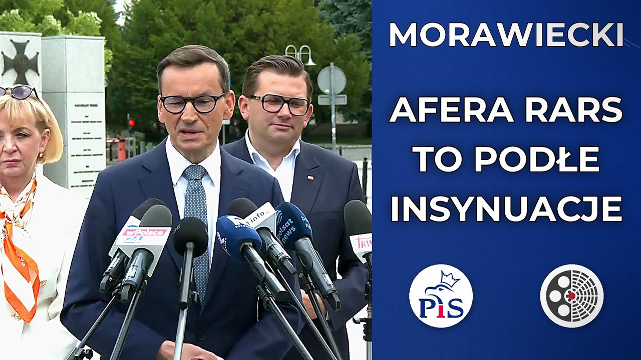 Mateusz Morawiecki odpiera insynuacje ws. afery RAS