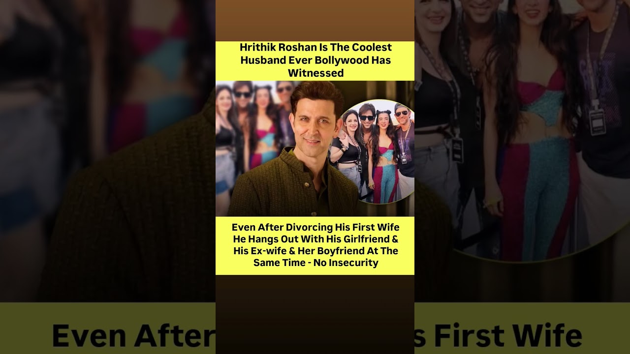Hrithik Roshan Proves He Is Bollywood&rsquo;s Coolest Ex!  #bollywood #viral #news