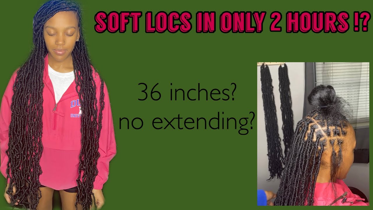 Soft Locs in Only 2 Hours?! | Quick & Easy Tutorial | Extended Locs | Beginner Friendly