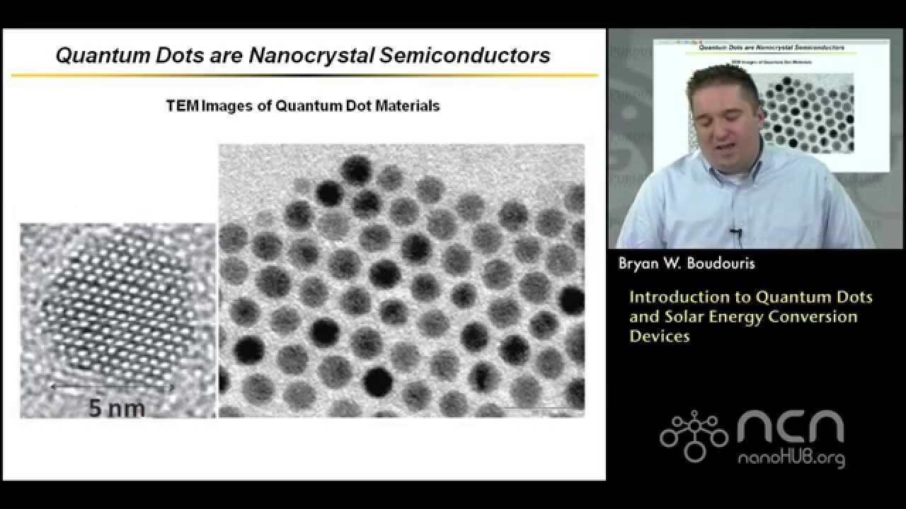 Introduction to Quantum Dots and Solar Energy Conversion Devices