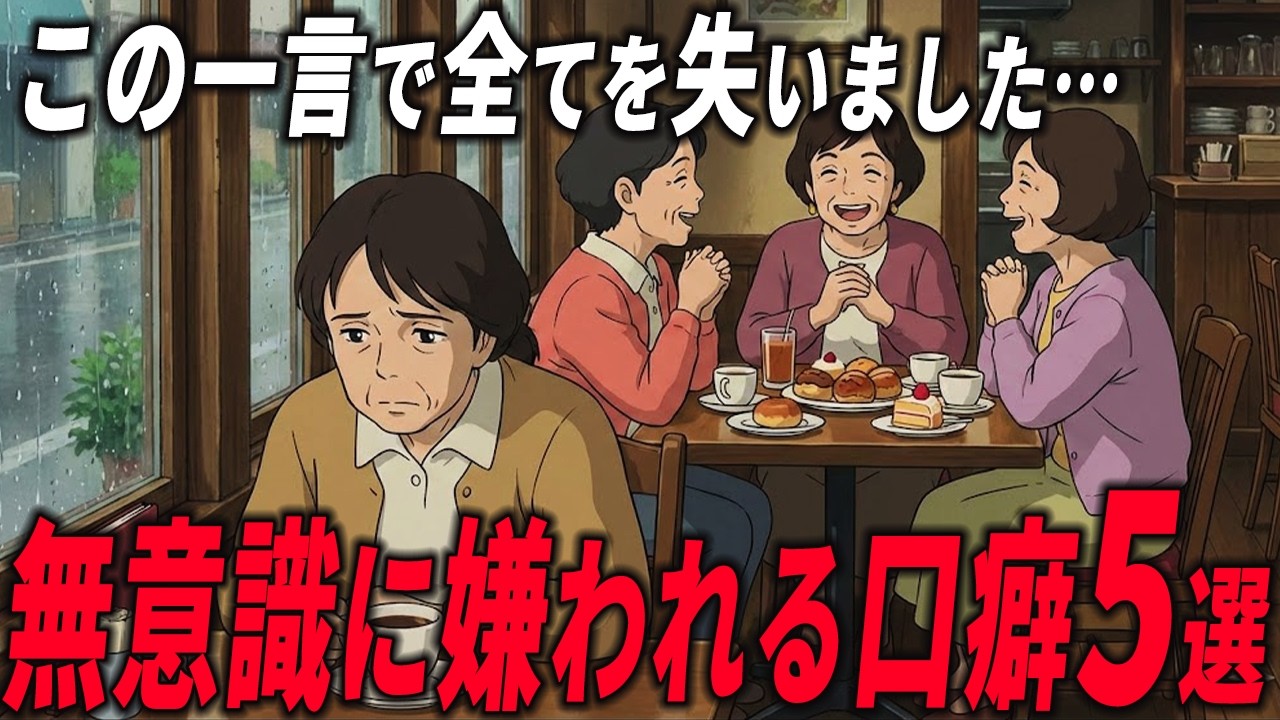 「気づけば、誰もいなくなりました…」 60代・70代で“誰からも相手にされない人”が無意識に吐く5つの残念な口癖｜シニア世代の孤独な現実と人間関係の落とし穴