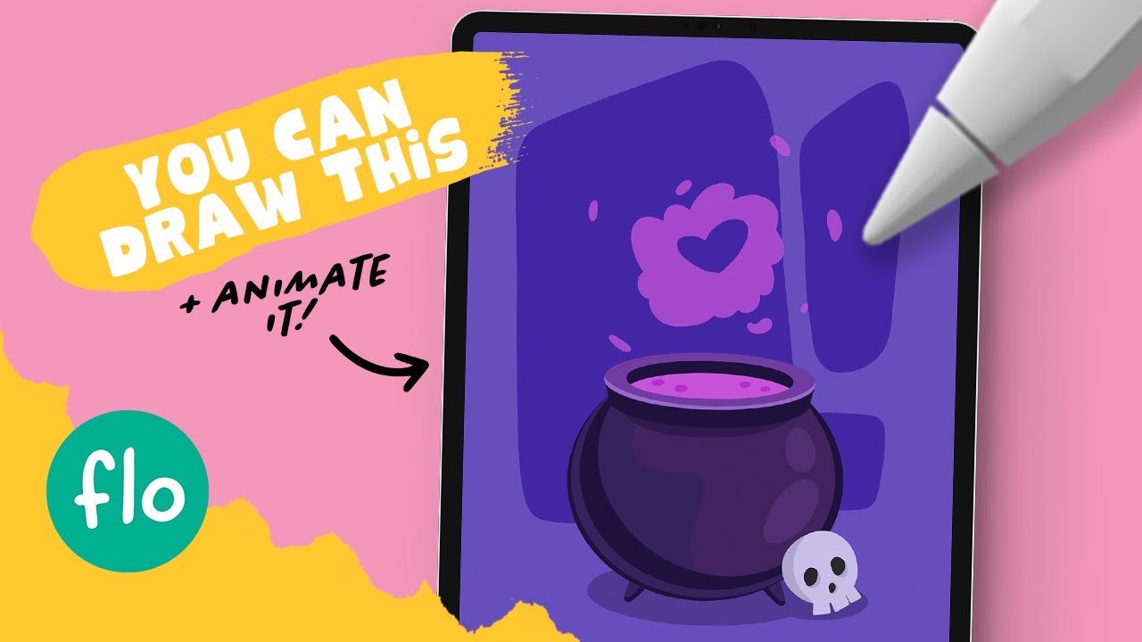 You Can Draw This LOVE POTION in PROCREATE - Plus Procreate ANIMATION