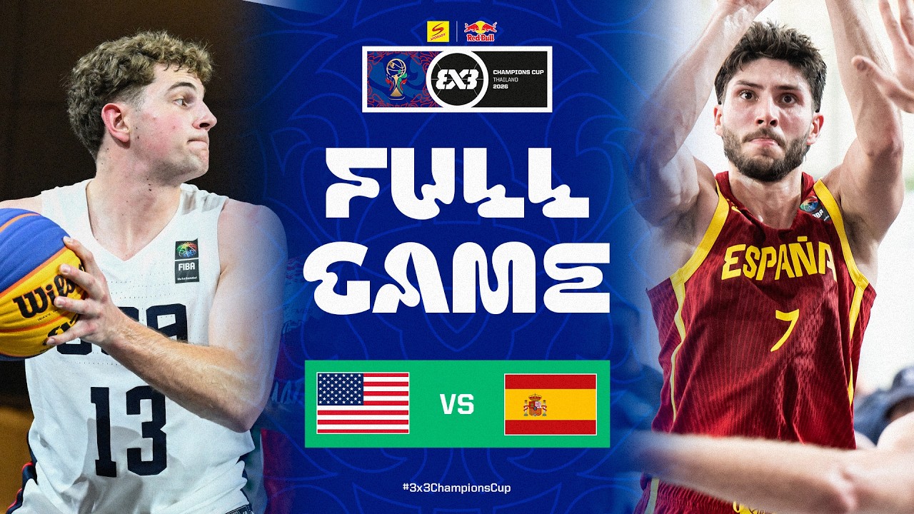 FINAL LIVE 🔴 🇺🇸  United States vs Spain 🇪🇸 | FIBA 3x3 Red Bull Champions Cup 2026