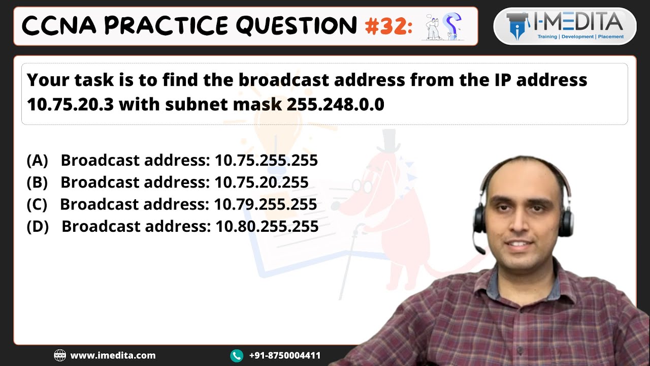 #32 - CCNA Practice Questions & Answers | CCNA Exam Questions in Hindi