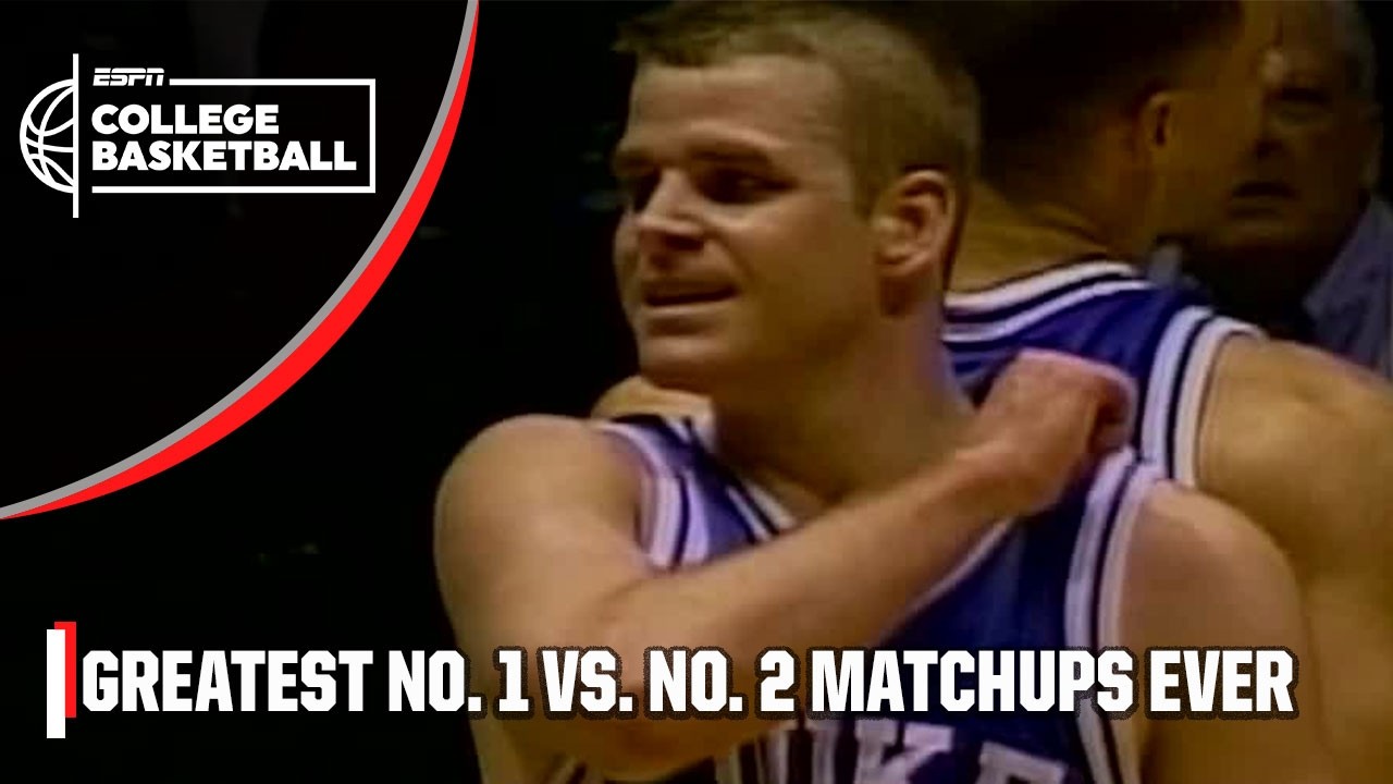 COLLEGE BASKETBALL HISTORY 🔥 Best AP No. 1 vs. No. 2 matchups of ALL-TIME 😤 | Countdown to GameDay