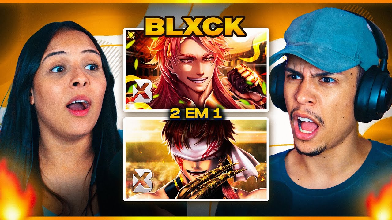 2 EM 1 BLXCK: Rei dos Reis (Qin Shi Huang) + Radiante (Apolo) | [Casal Jounin React] 🔥