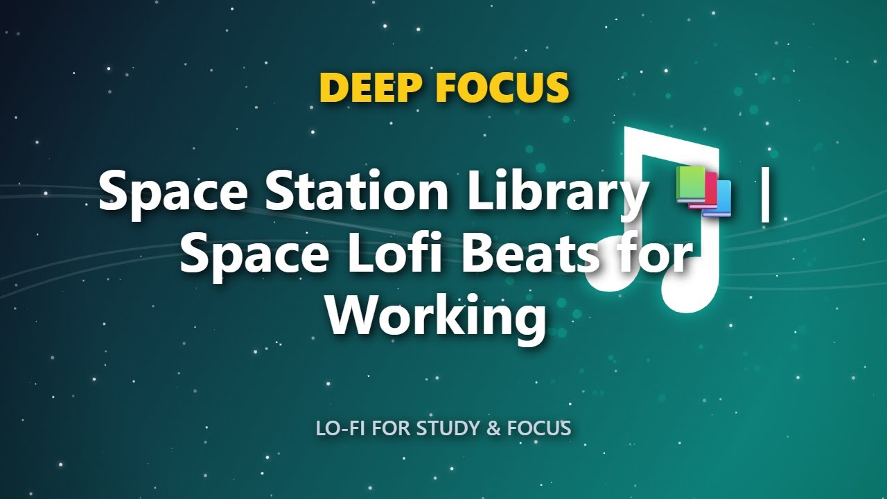 Space Station Library 📚 | Space Lofi Beats for Working