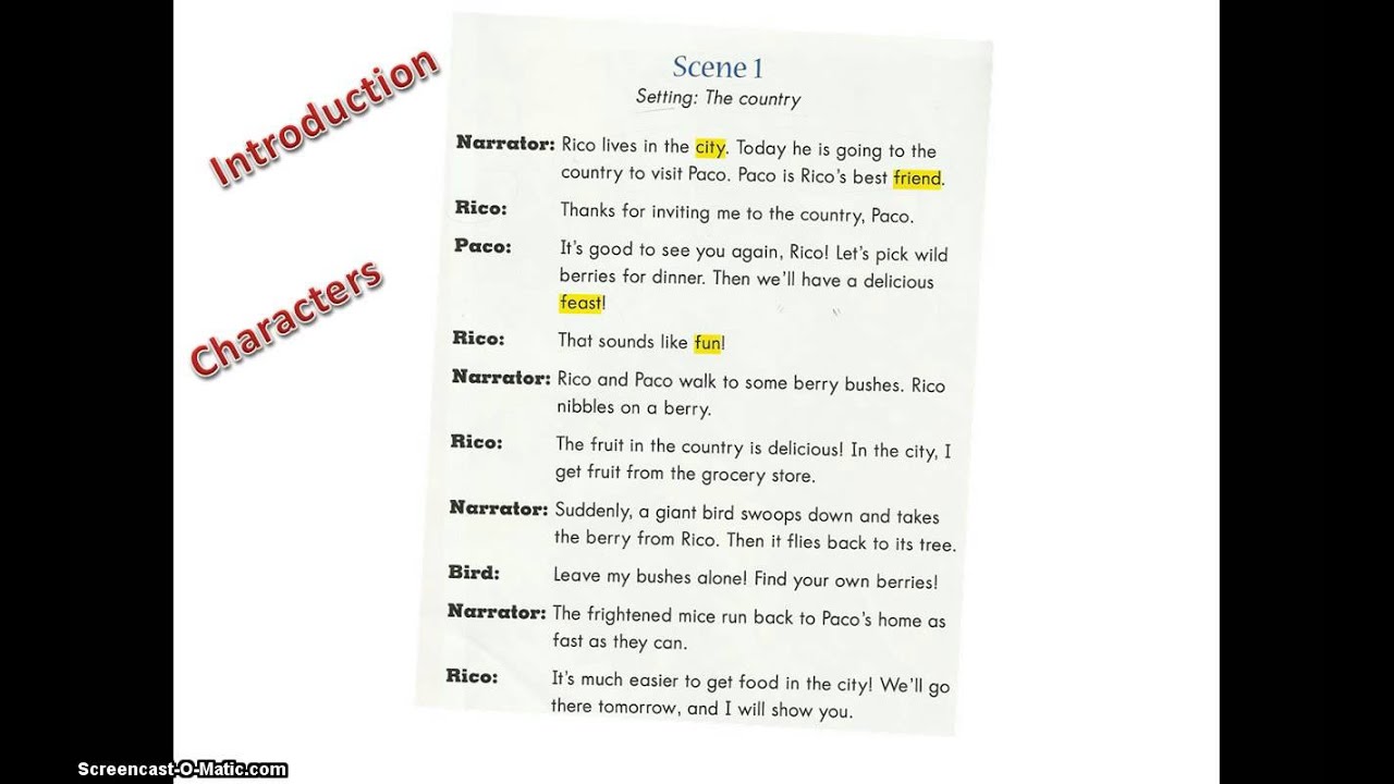 play script