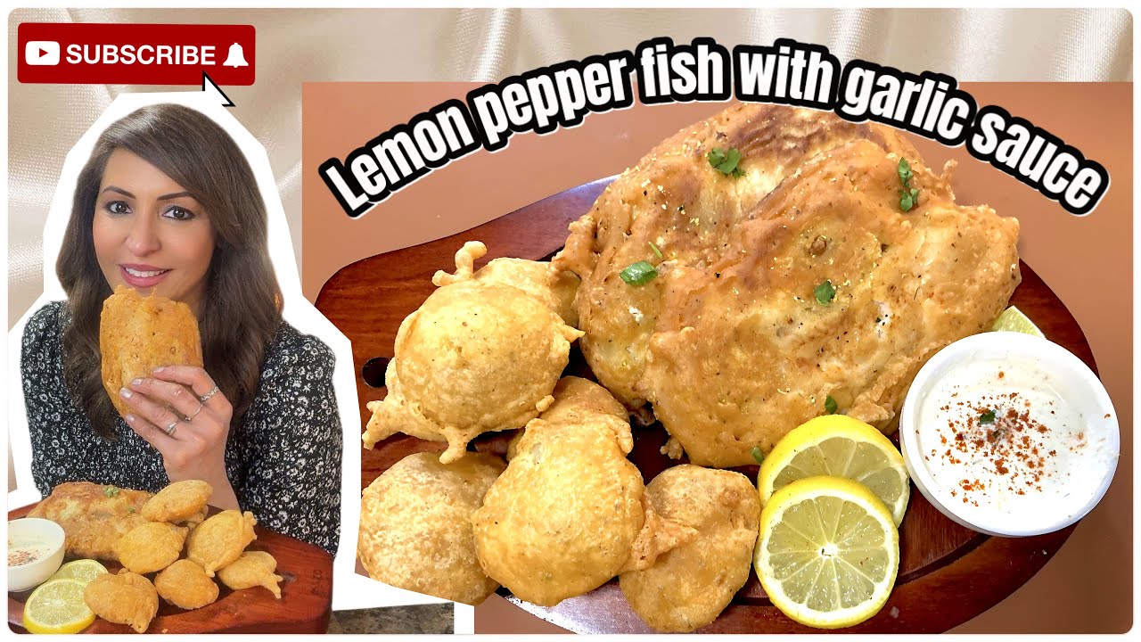 Lemon Pepper Fish , Potatoes with Creamy Dill Sauce 🐟🥔 #bollywood #cooking #foryou  #cookingshorts