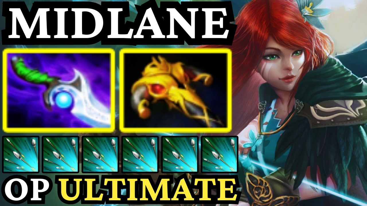 🔥 WINDRANGER Mid GOD &mdash; INSANE Focus Fire DOMINATION 🔥 Dota 2 Mid