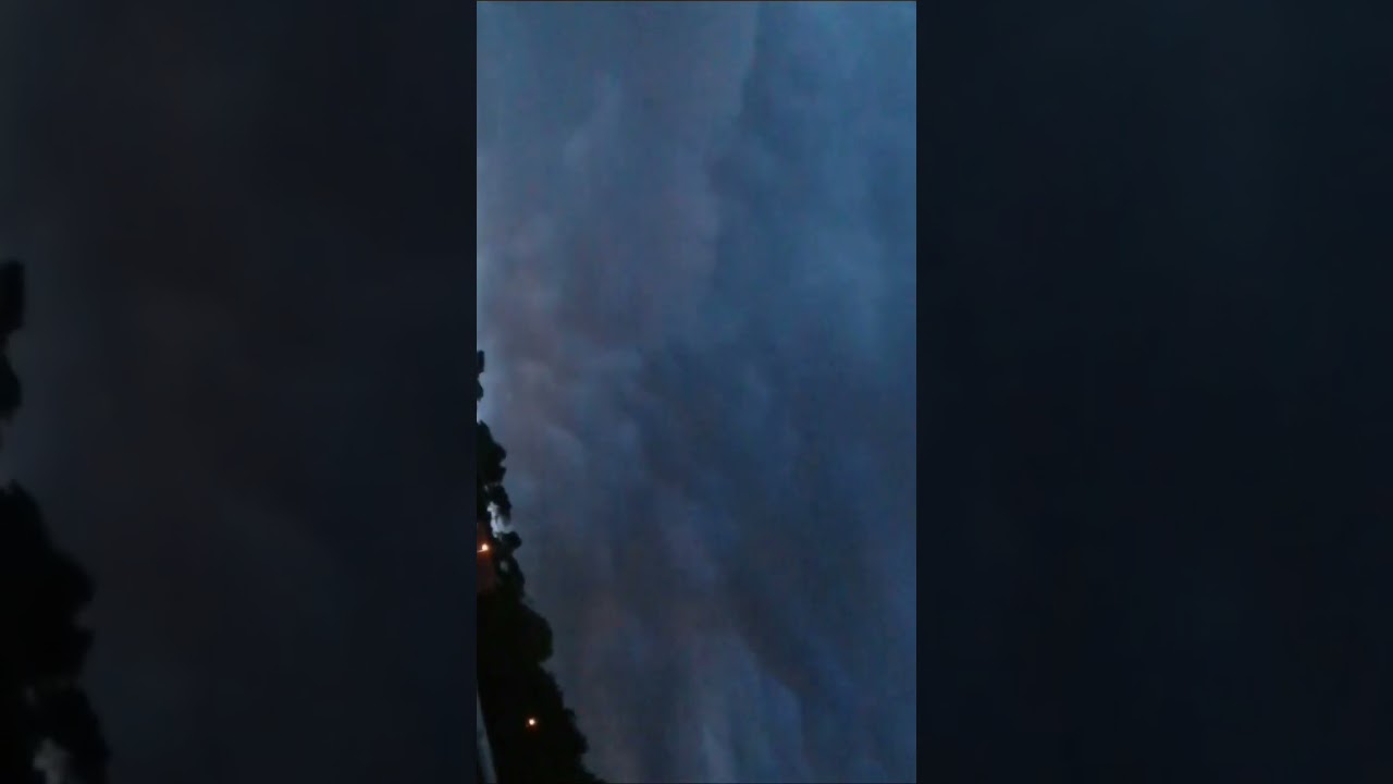 Die superzelle ist auf dem zu uns, das grummeln ist erst der Anfang