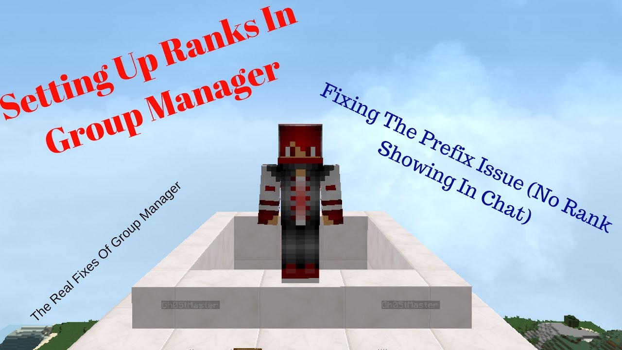 Creating Ranks And Fixing The Prefix Problem. (Rank Not Showing In Chat)