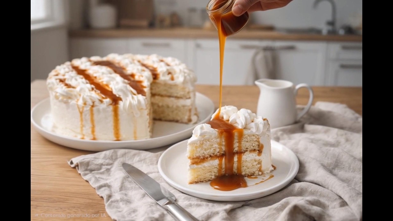 Pastel Tentación de Tres Leches y Cajeta