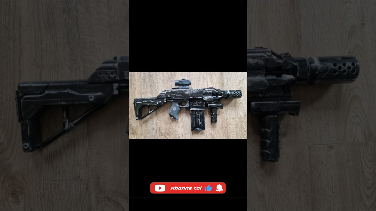 Nerf stryfe "black ops" mod - Full worker 7.2v kit + short dart compatible