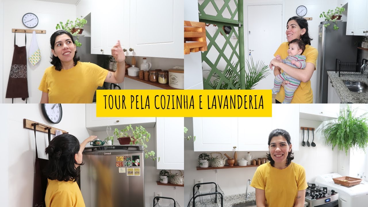 TOUR PELA COZINHA E LAVANDERIA