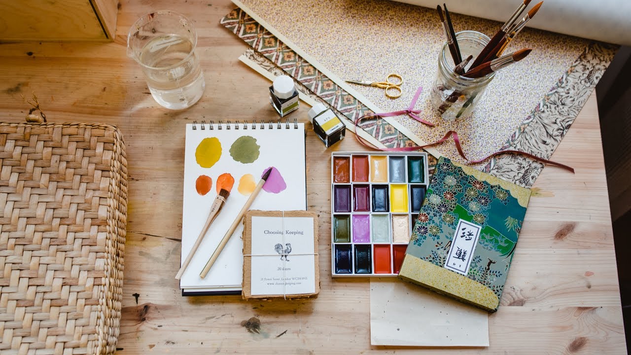 Unintentional ASMR: New Art Supplies from Choosing Keeping