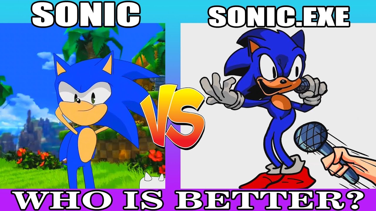 Zero Two Dodging meme | Sonic VS  Sonic.exe | Side by Side Comparison