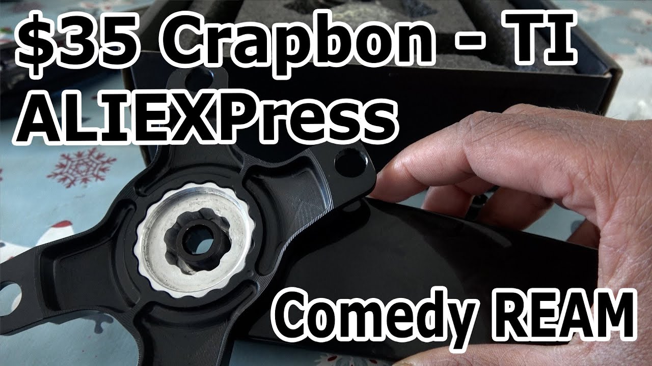Carbon Titanium AliExpress Crank, For $35 what do you expect?
