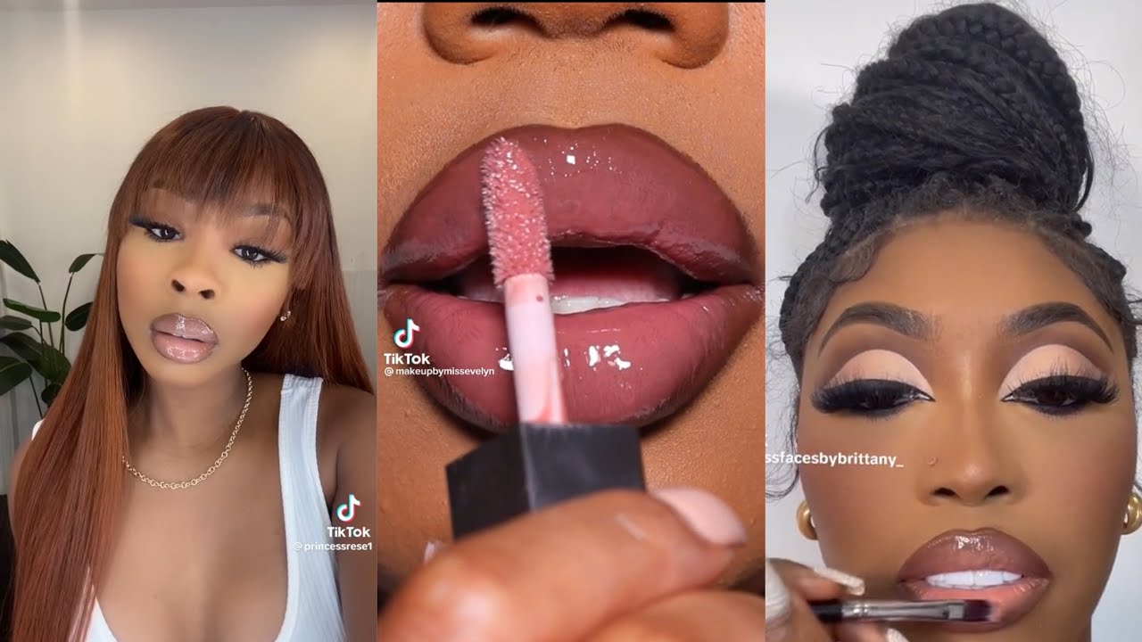 The Perfect Lip Combos For Black Girls 2023 | Tiktok Compilation 💕