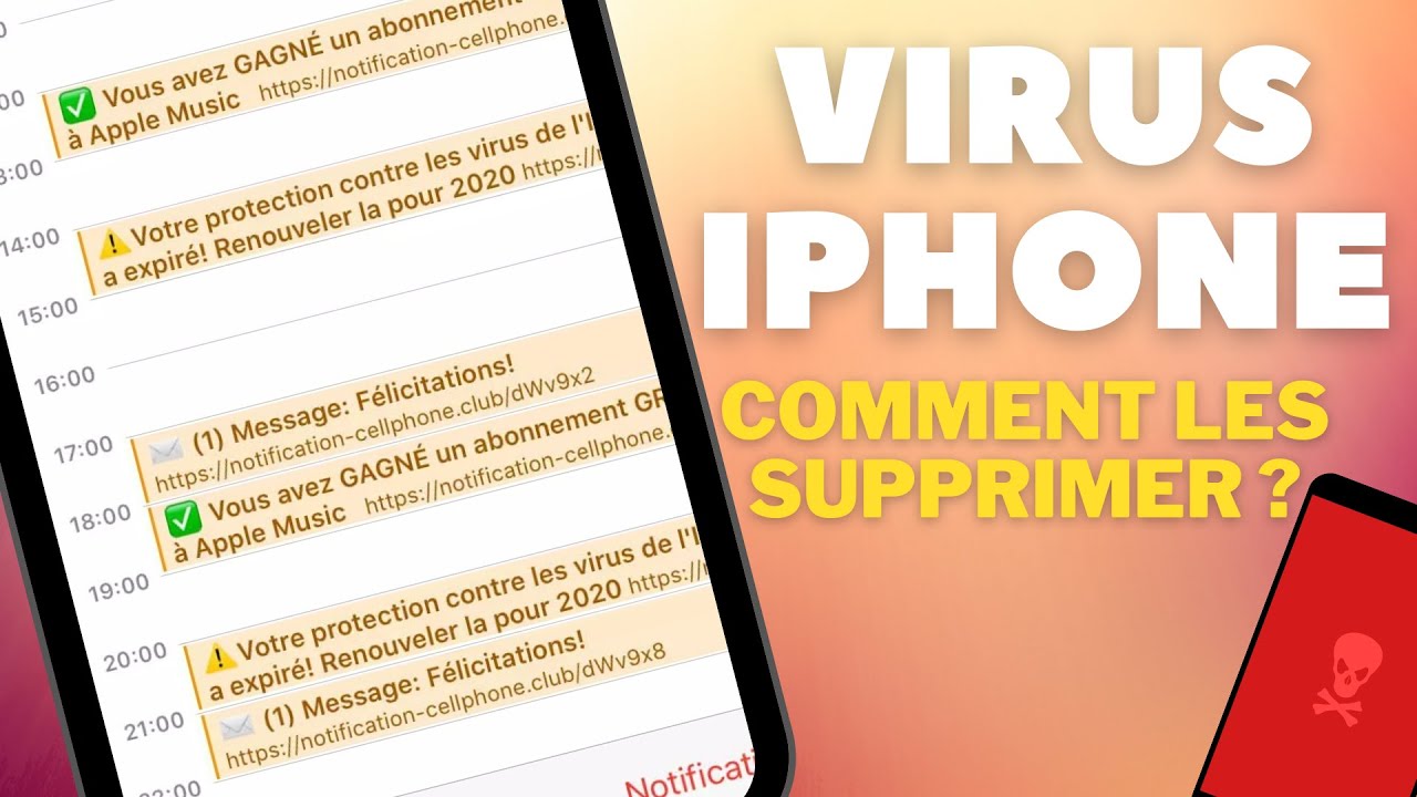 Virus iPhone, calendrier piraté  - Comment les supprimer ?