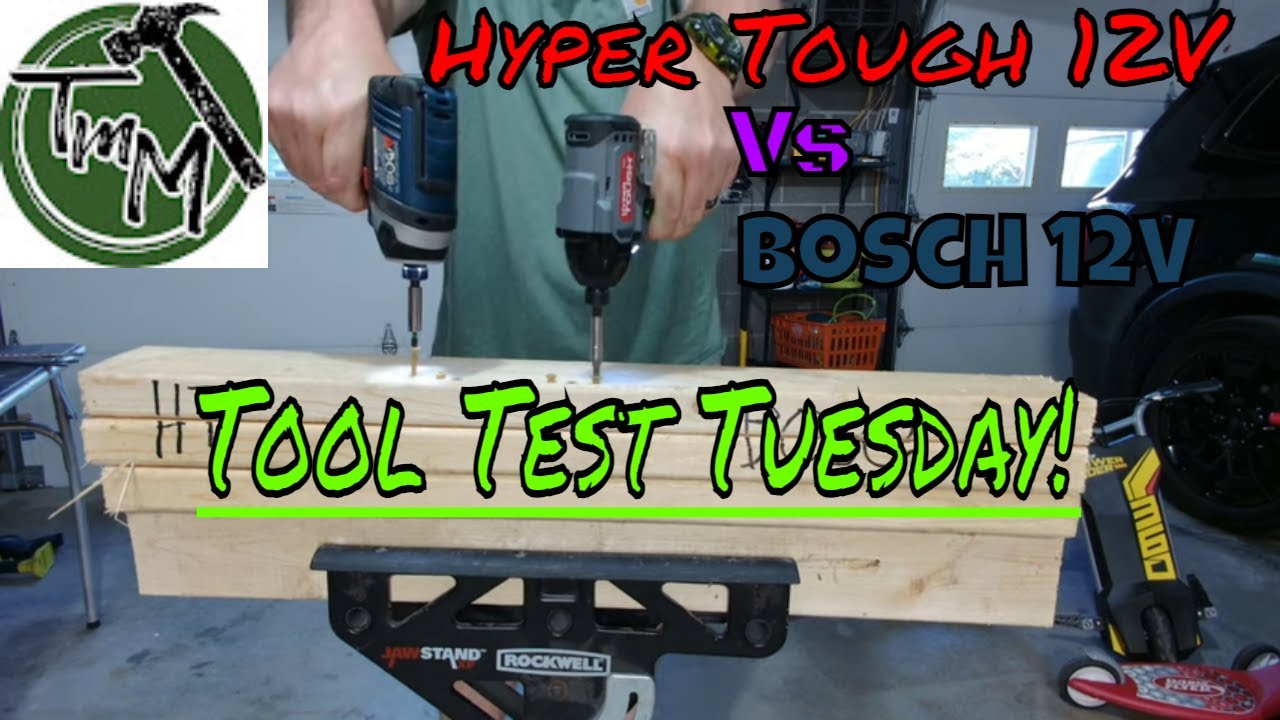How Does The Hyper Tough Brushless 12v Impact Driver Compare To The Bosch 12v Impact Driver?