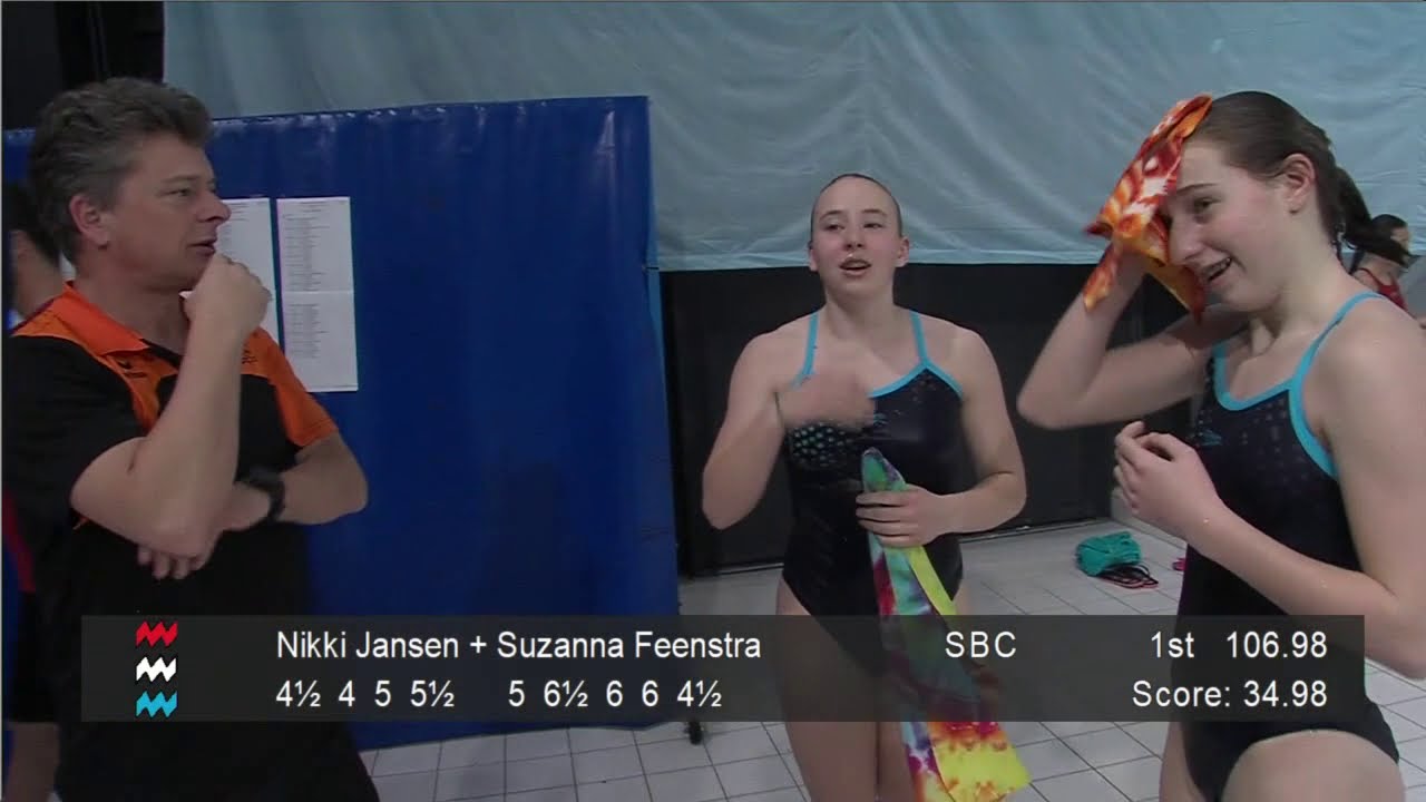 Girls A B 3m Synchro - Eindhoven Diving Cup 2020