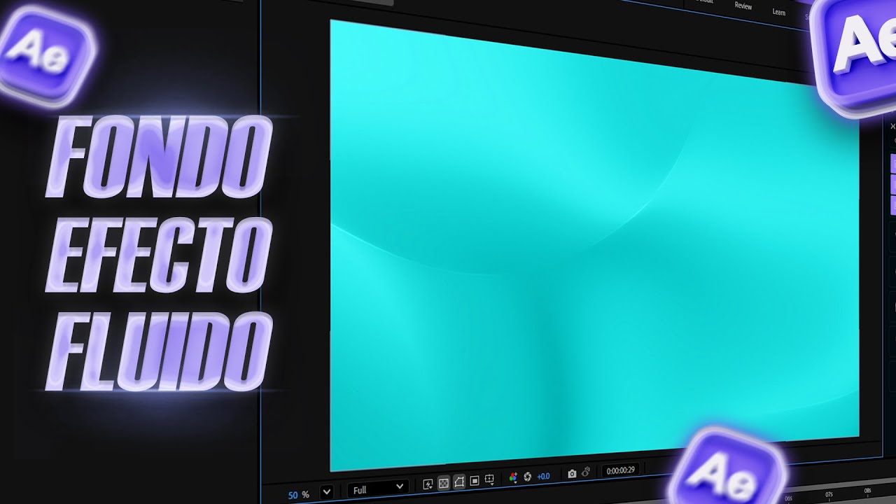 Cómo crear un fondo fluido en After Effects paso a paso en 5 minutos - Mini Tutorial-Diegood Motion
