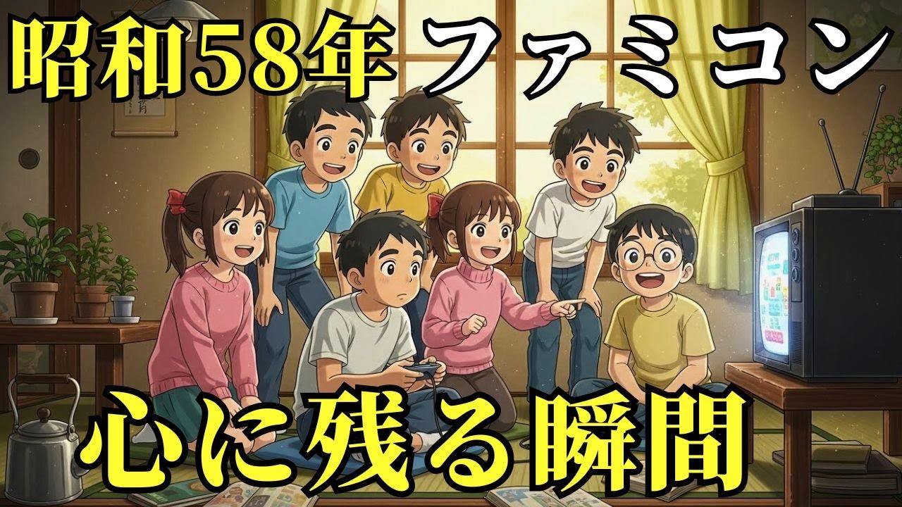 ファミコンを囲んだ時間が、今も心に残っているのはなぜでしょう。