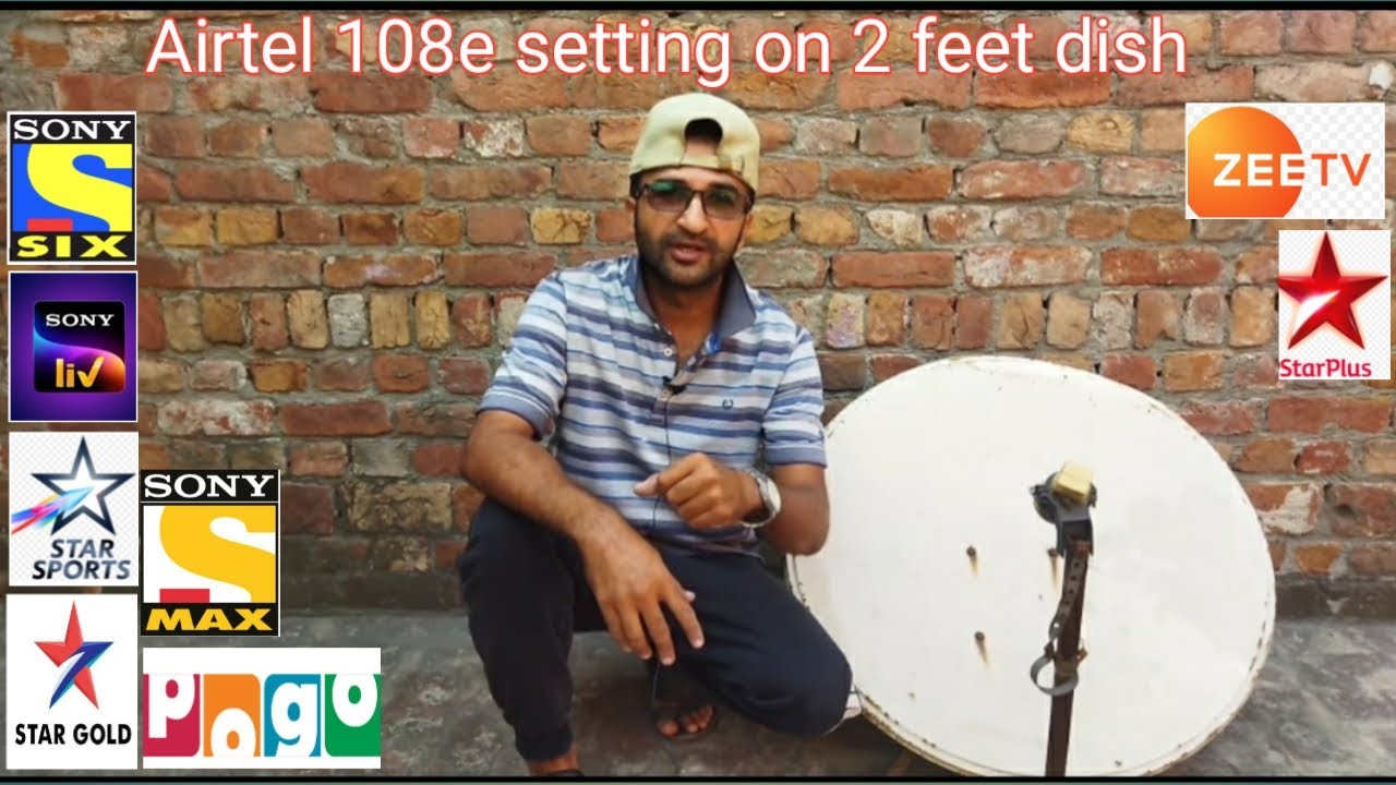 Airtel 108E setting on 2 feet dish antenna