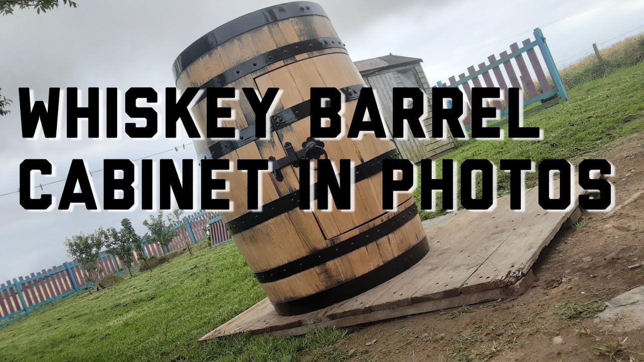 Making a drinks cabinet from a whisky barrel